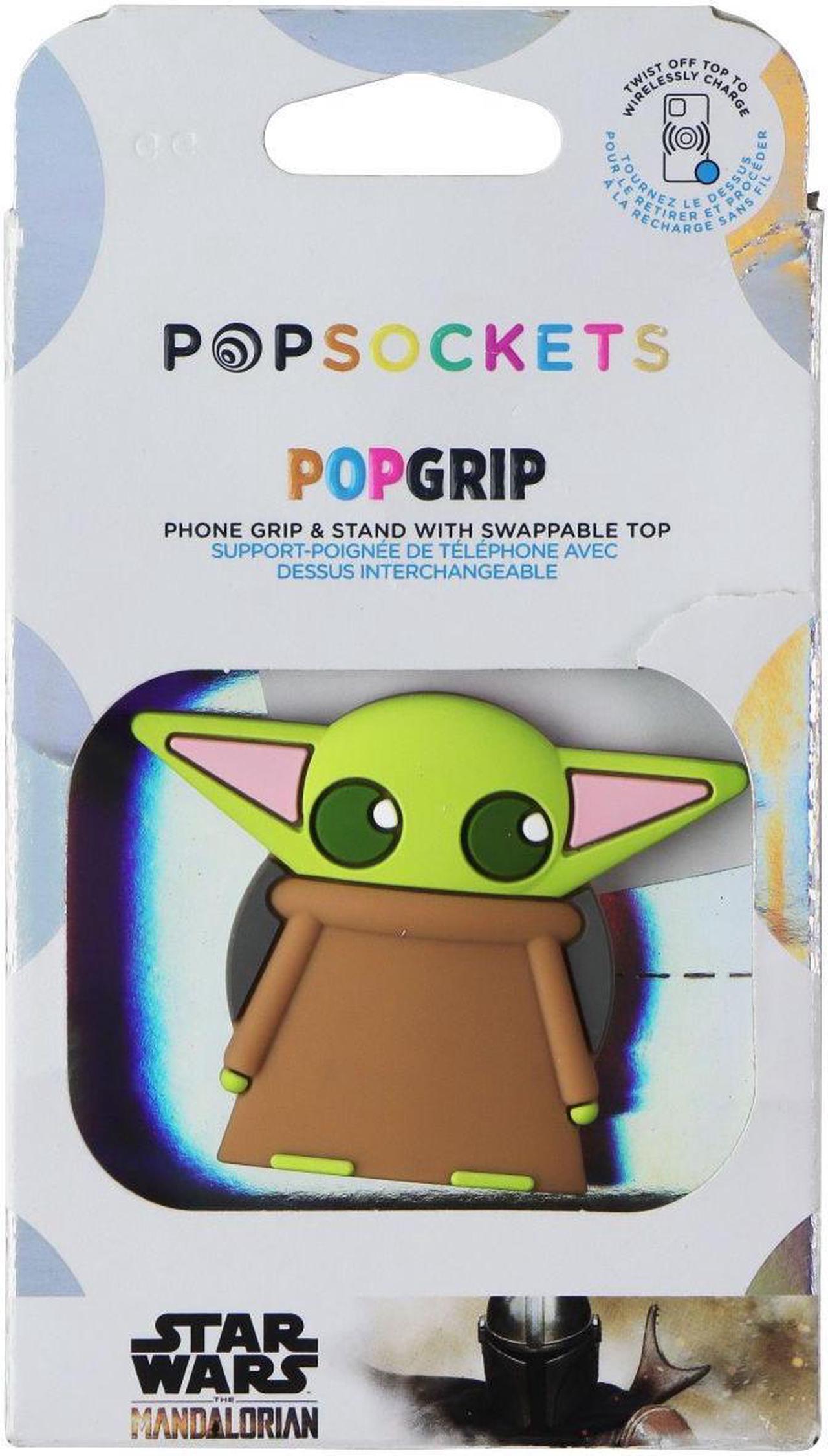 Main image of PopSockets PopGrip Expanding Phone Grip/Kickstand with Swappable Top - Grogu