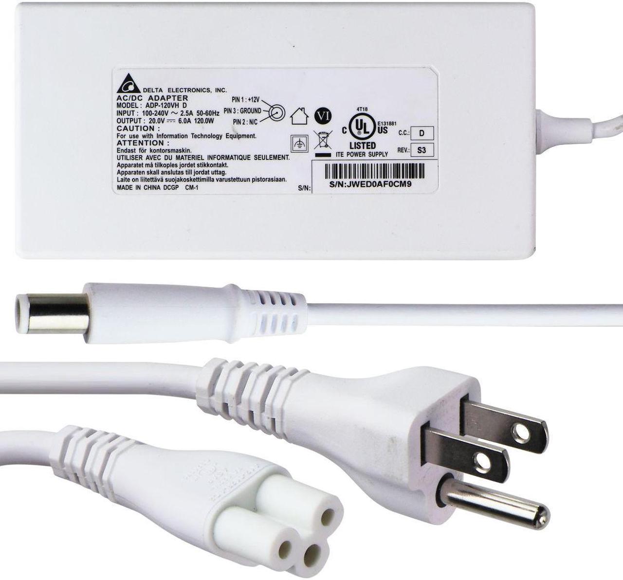 Main image of Delta Electronics (120W) 20V/6A AC/DC Adapter - White (ADP-120VH D)