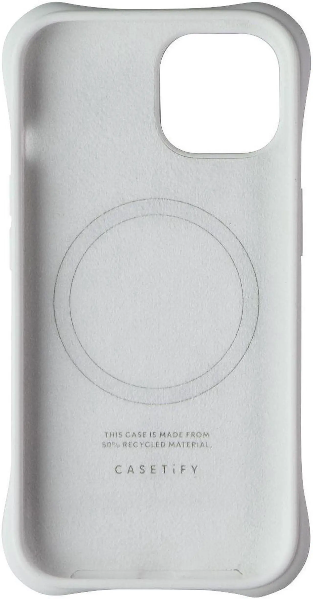Main image of CASETiFY Ripple Case for Apple iPhone 15 - White