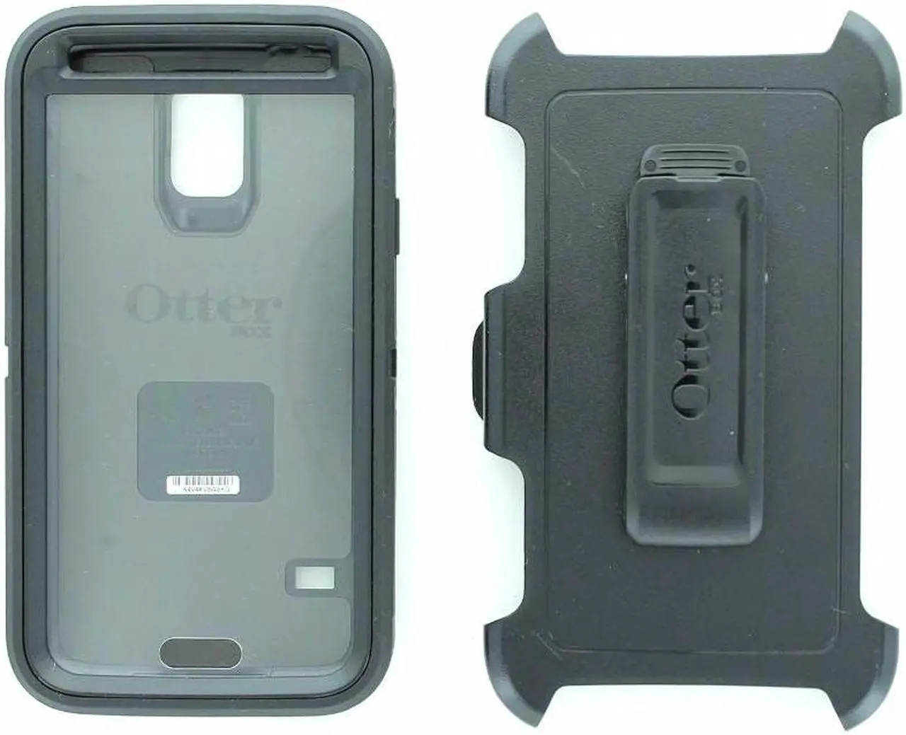 Alt view image 18 of 18 - OtterBox Defender Case for Samsung Galaxy S5 - Black/Black