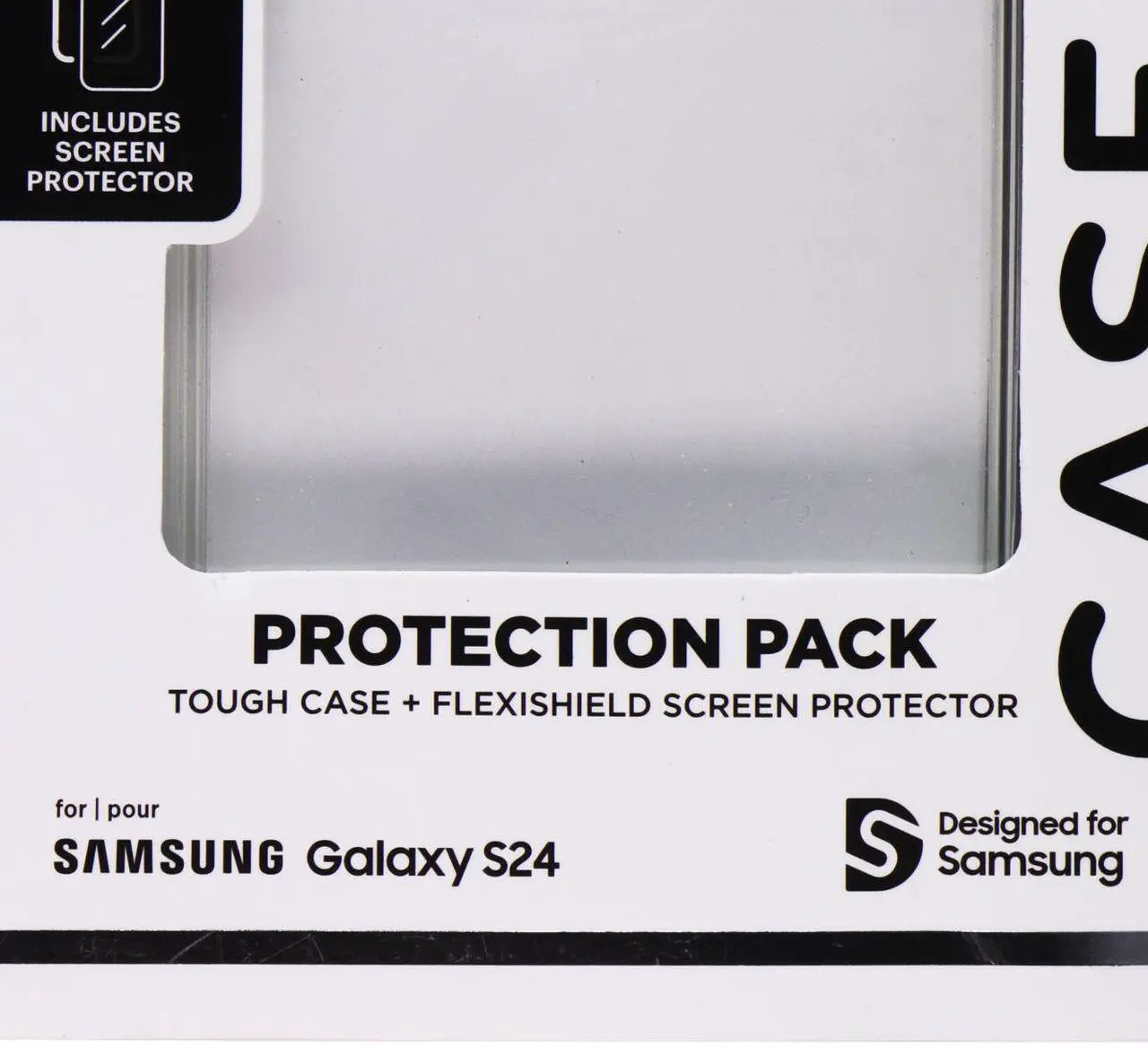 Main image of Case-Mate Protection Pack Case & Screen Protector for Samsung Galaxy S24 - Clear