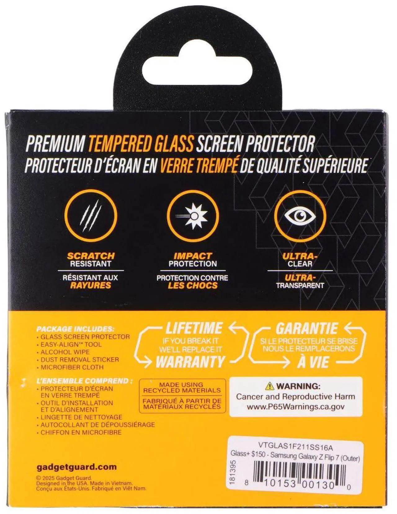 Gadget Guard Samsung Galaxy Z Flip Screen Protector - Thumbnail 5