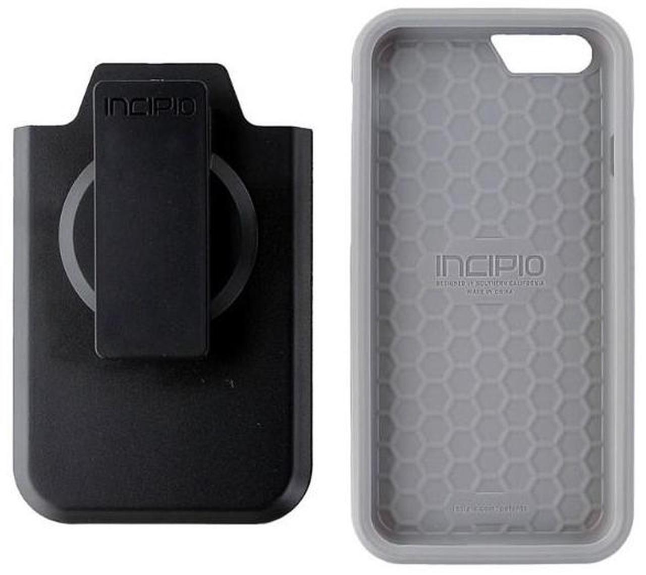 Alt view image 2 of 7 - Incipio [Performance] Series Level 4 Carrying Case (Holster) for iPhone 6, iPhone 6S - White, Orange