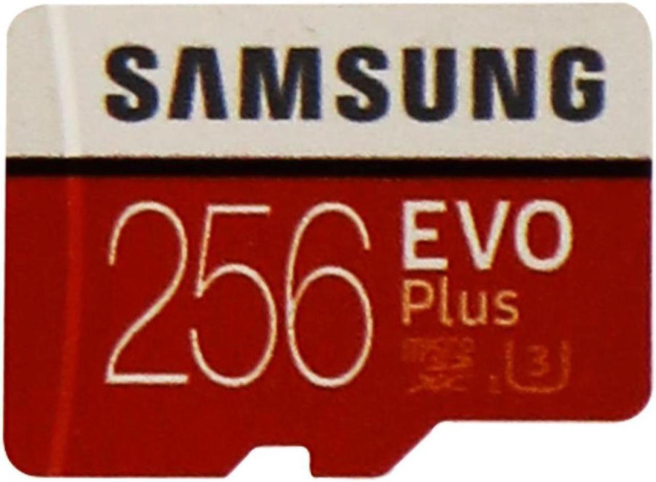 Alt view image 5 of 20 - Samsung EVO Plus 256 GB microSDXC - Class 10/UHS-I (U3) - 100 MB/s Read - 90 MB/s Write