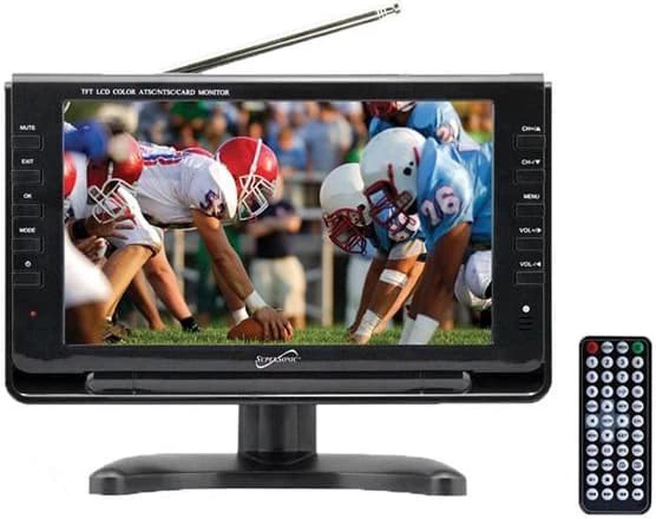 Alt view image 17 of 20 - Supersonic SC-499 9" Widescreen Portable Digital LCD TV with Built-in TV Tuner