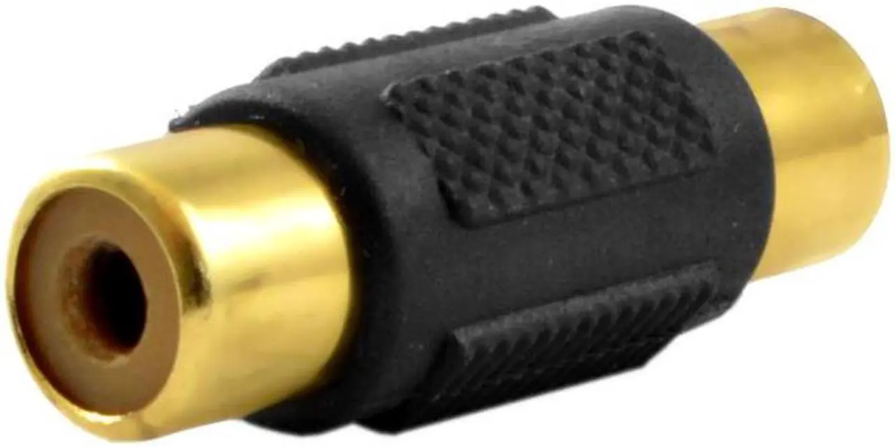 Alt view image 3 of 4 - The Wires Zone Gold Plated Female to Female RCA Coupler Barrel 10 Pack