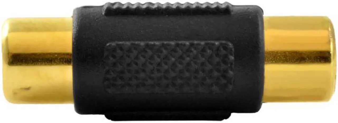Alt view image 2 of 4 - The Wires Zone Gold Plated Female to Female RCA Coupler Barrel 10 Pack