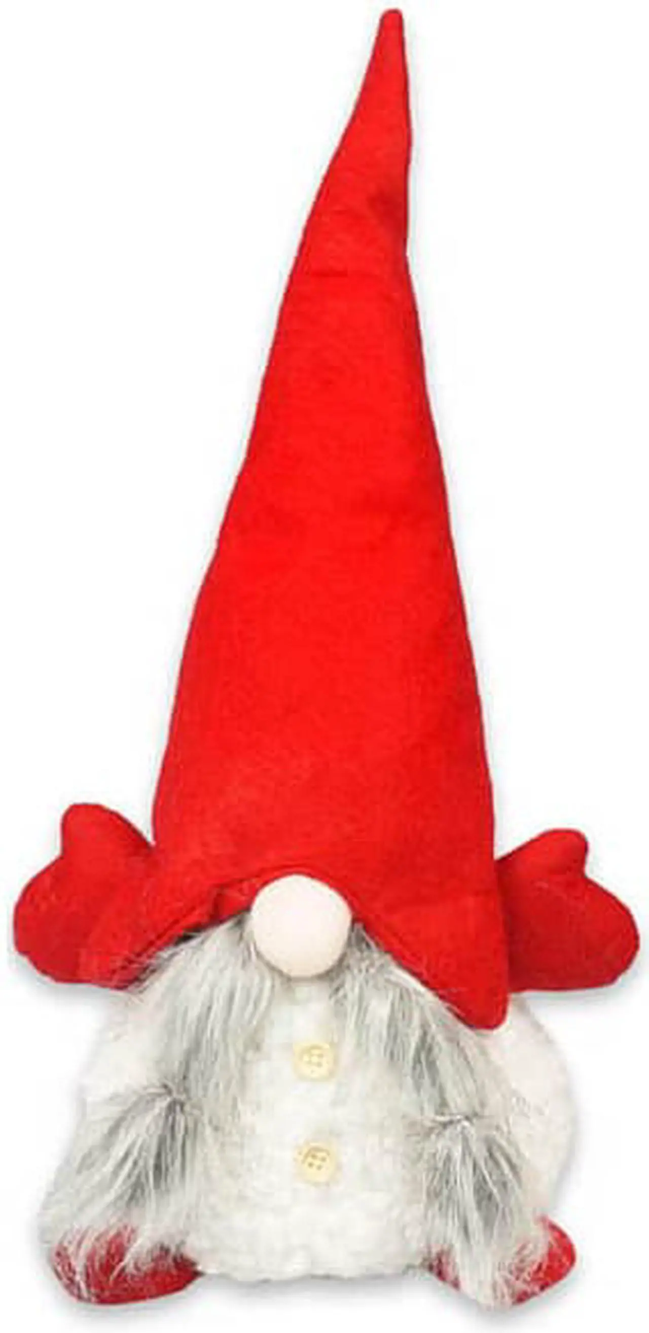 Main image of 20" Holiday Christmas Gnome Tied Beard Indoor/Outdoor Decoration