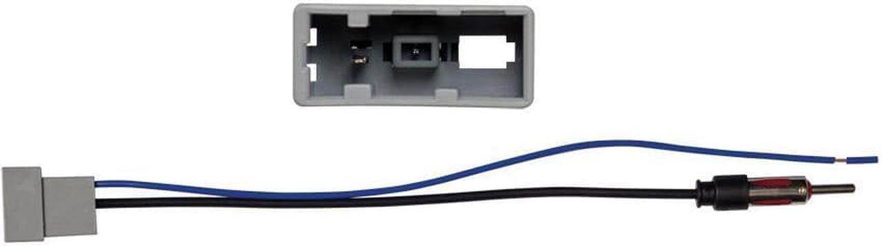 Alt view image 6 of 7 - Metra 99-7611 1/2 DIN Dash Kit for Nissan Rogue 2011-Up w/ Wire Harness & Antenna Adapter