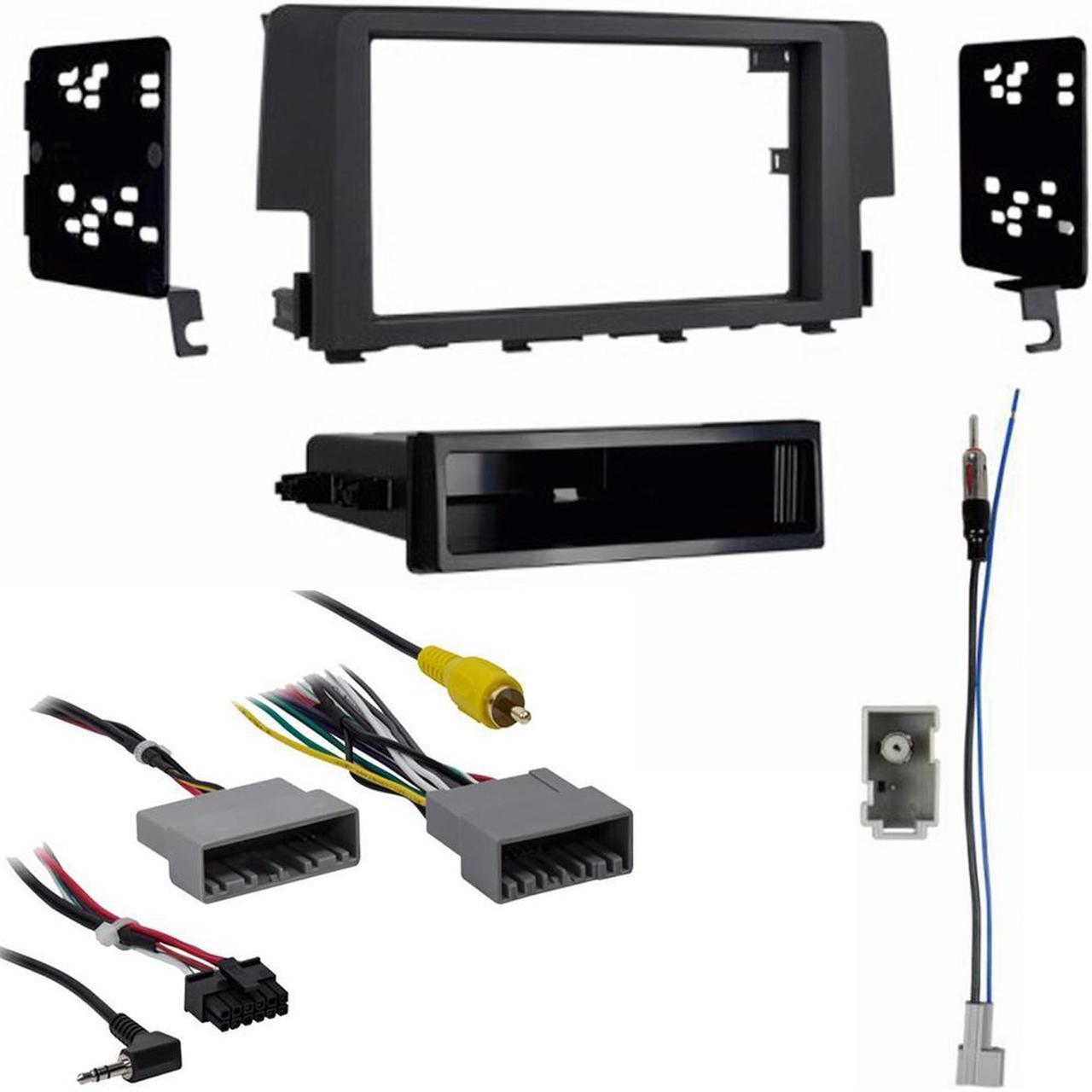 Main image of Metra 99-7812B Single DIN Dash Kit for Honda Civic w/ Integration Harness & Antenna Adapter