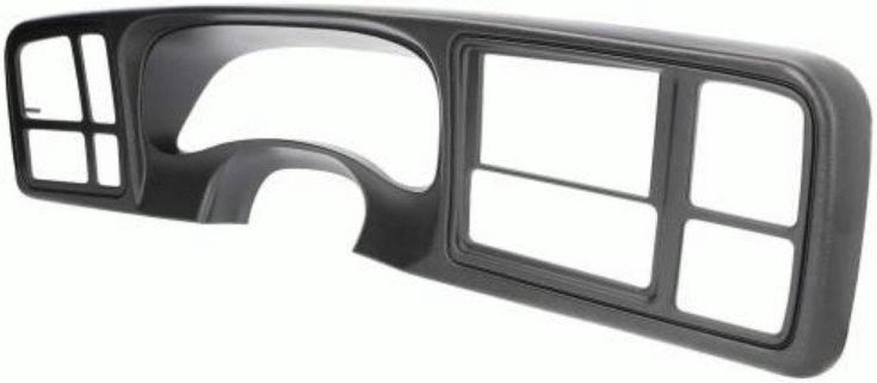 Alt view image 3 of 7 - Metra DP-3002TB 2 DIN Dash Kit w/ Amp Harness & Antenna Adapter for GM Vehicles (Textured Black)