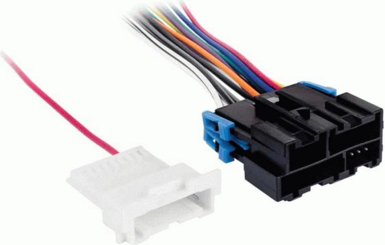 Alt view image 7 of 7 - Metra DP-3002TB 2 DIN Dash Kit w/ Amp Harness & Antenna Adapter for GM Vehicles (Textured Black)