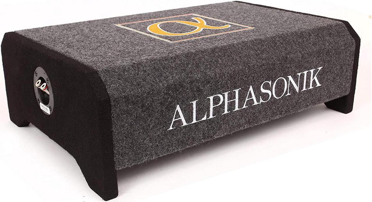 Alt view image 4 of 7 - Alphasonik AS12DF 12" 1500 Watts 4-Ohm Down Fire Shallow Mount Flat Enclosed Subwoofer