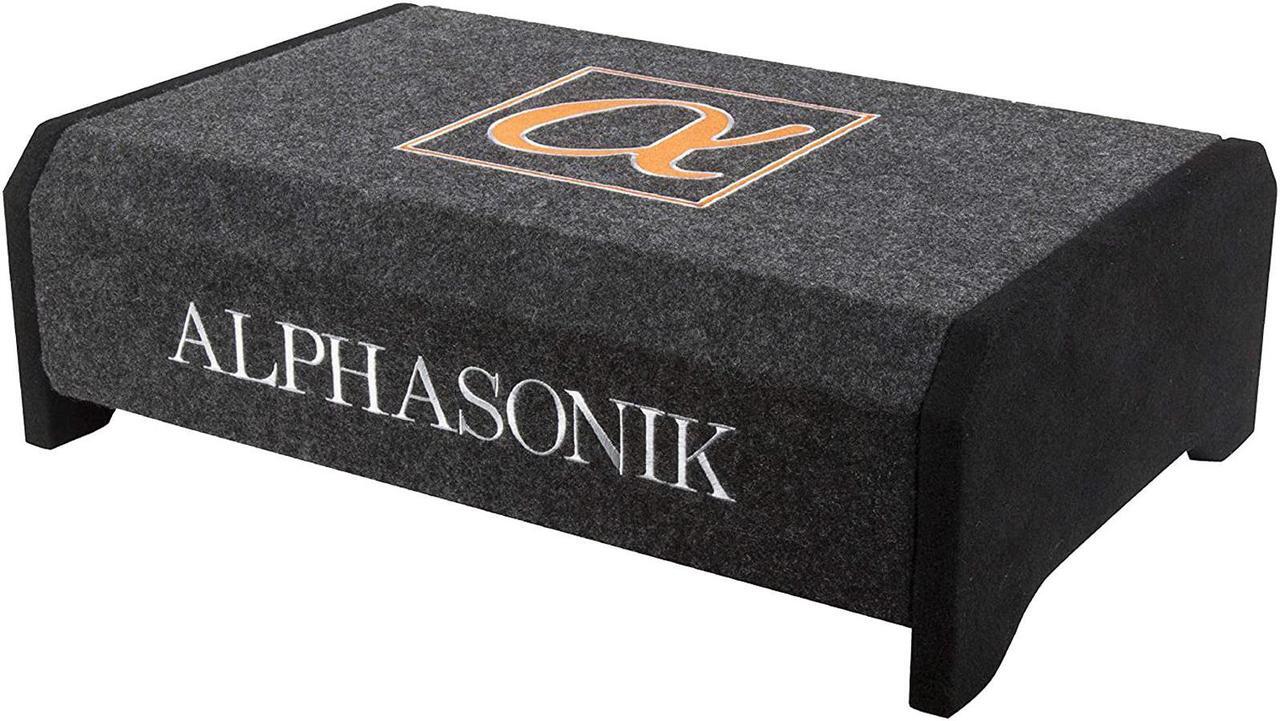Alt view image 3 of 7 - Alphasonik AS12DF 12" 1500 Watts 4-Ohm Down Fire Shallow Mount Flat Enclosed Subwoofer