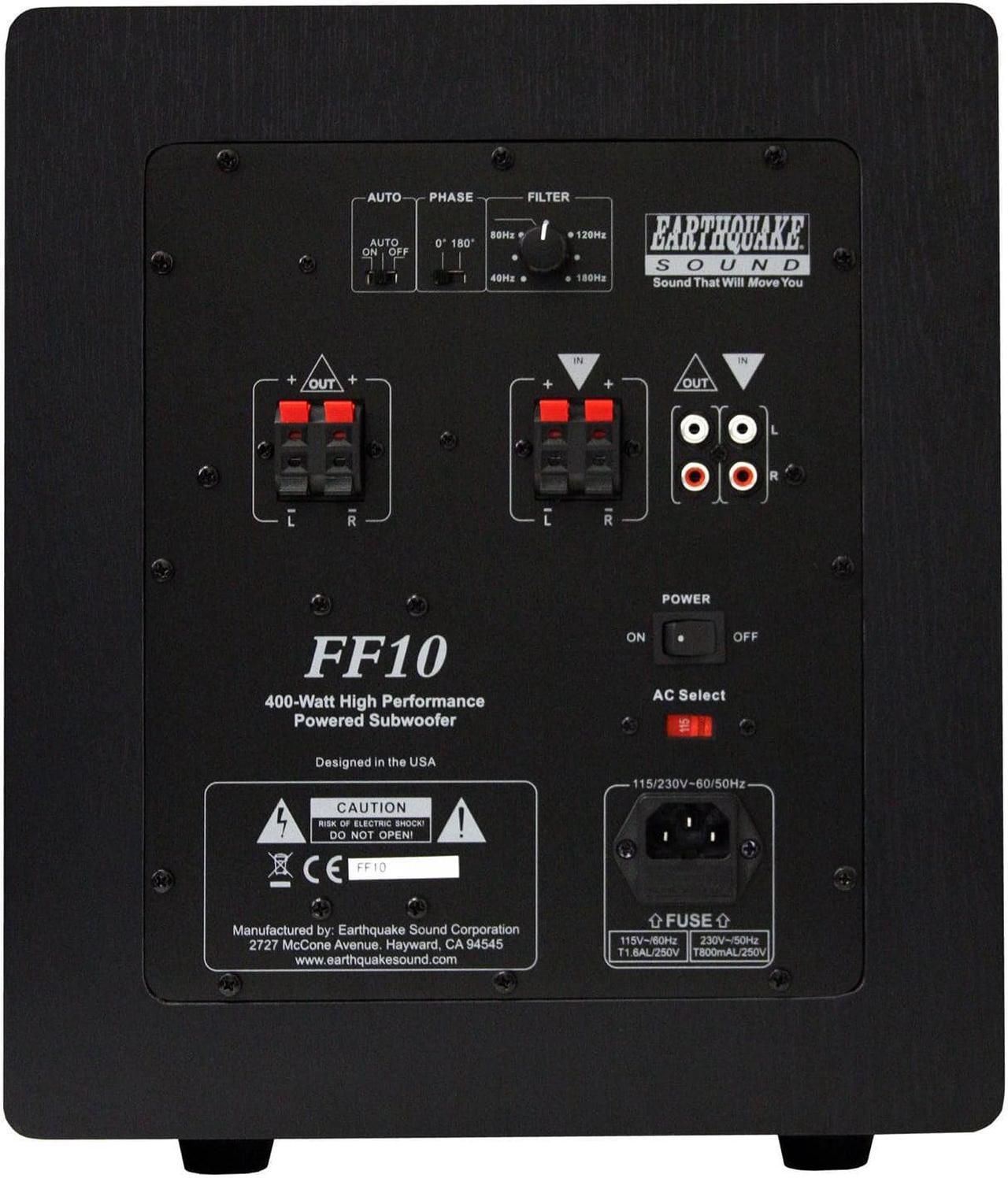 Alt view image 2 of 4 - Earthquake Sound FF10 10 inch 400 Watts Class A/B  Subwoofer Power Amplifier (Each)
