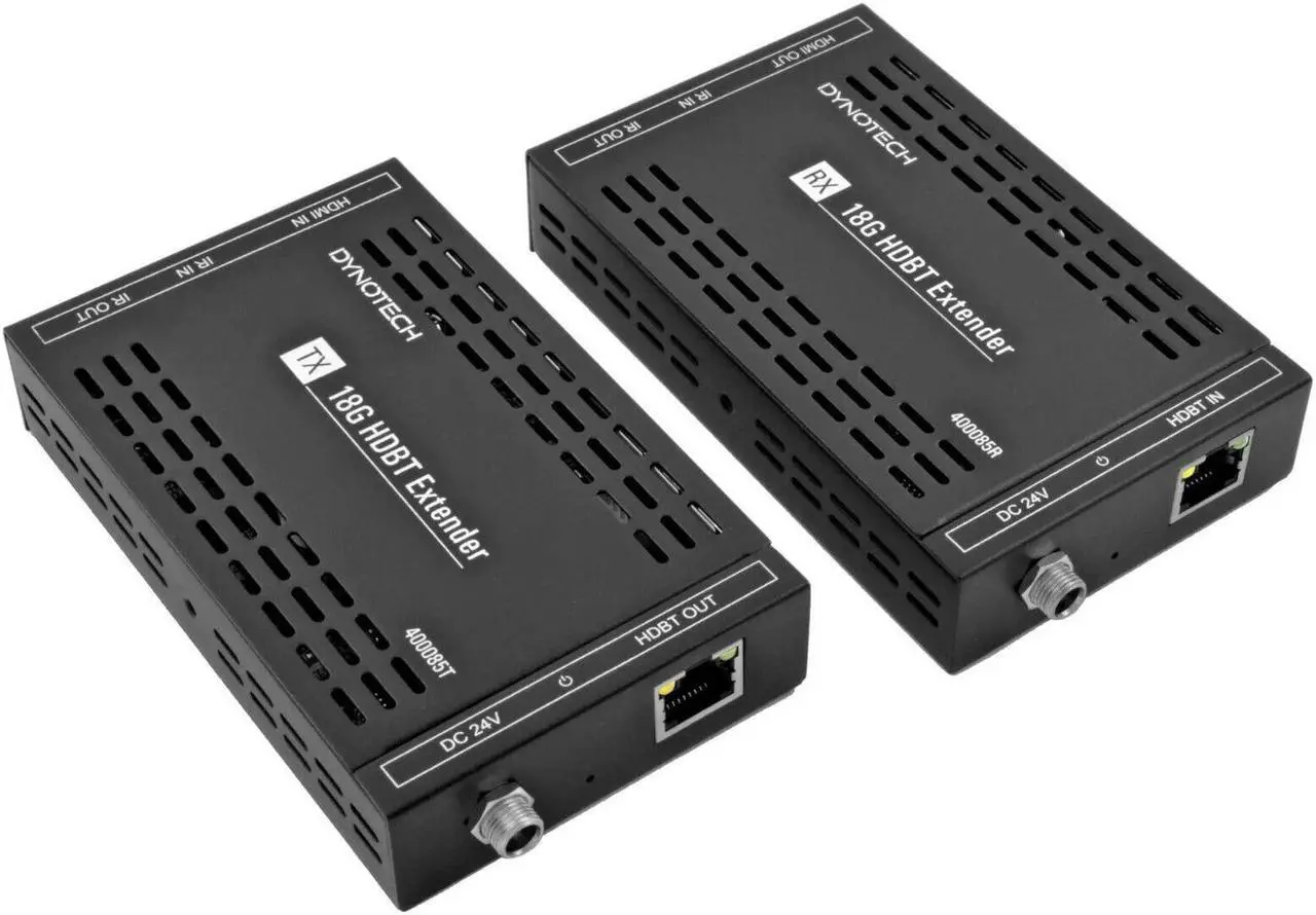 Alt view image 3 of 3 - 18G HDMI 2.0 HDBT Extender Kit over HDBaseT with Single CAT5e/CAT6 Cable 4K@60Hz Up to 230FT