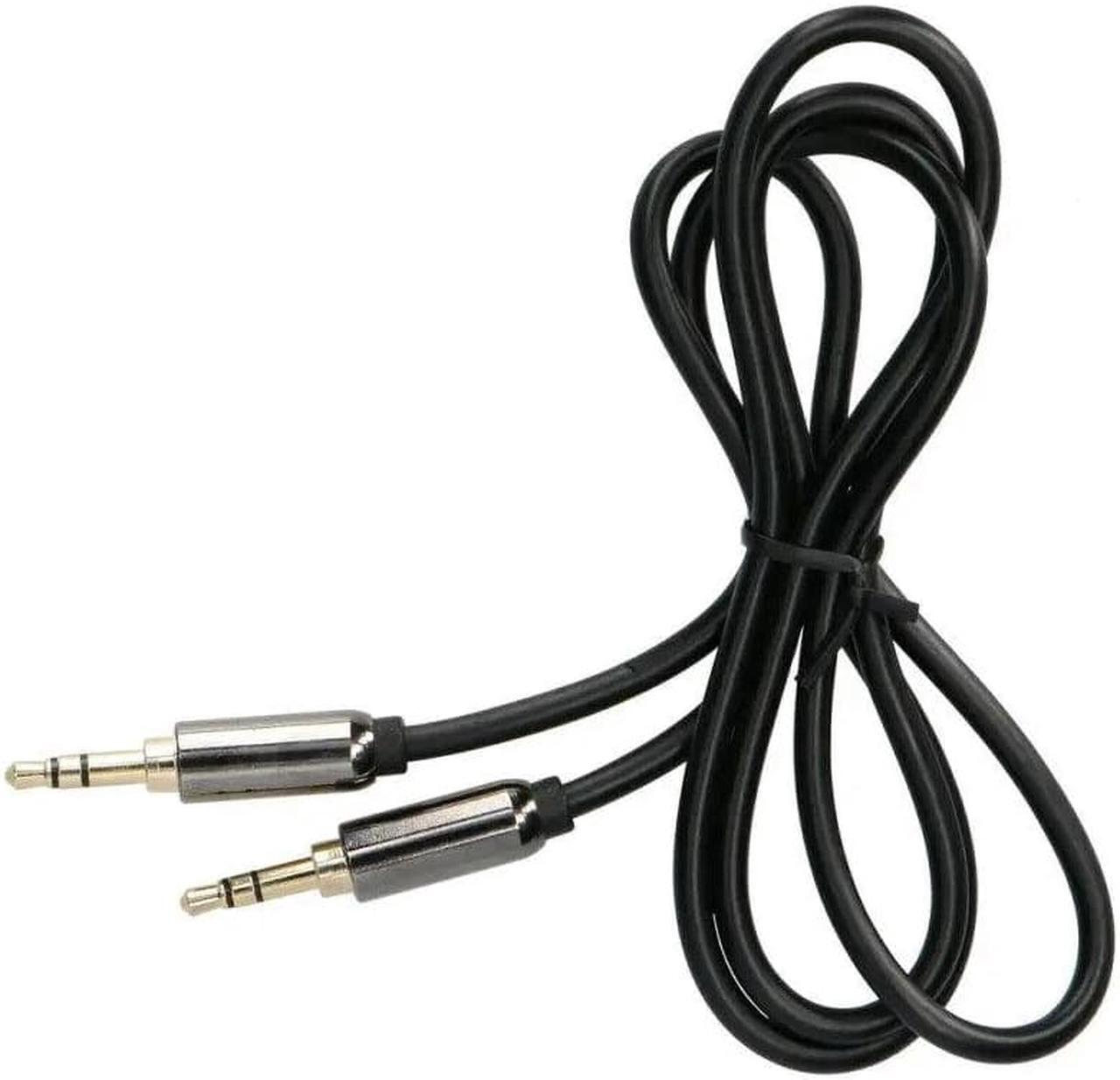 Alt view image 4 of 5 - 3.5mm Male to Male Stereo Audio AUX Cable Auxiliary 3ft for Car PC iPhone iPod Black (1 Pack)