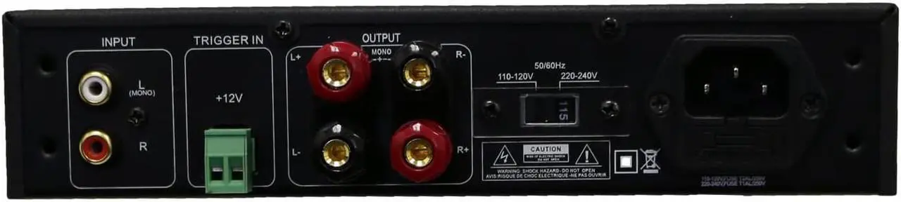Alt view image 7 of 7 - Earthquake Sound XJ-300ST Compact 320W RMS 8 Ohms Class J Stereo amplifier