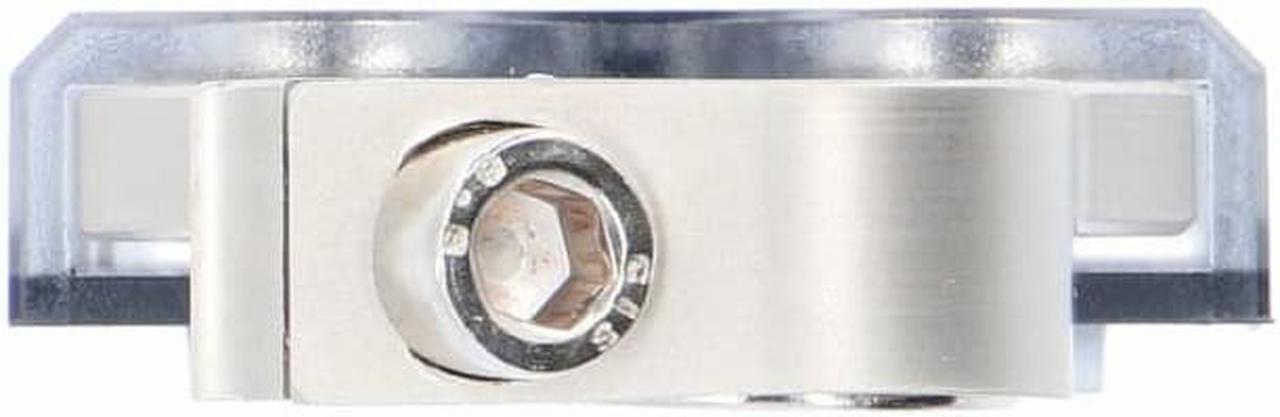 Alt view image 3 of 5 - Shuriken 6 positions Positive or Negative Battery Terminal 100 % Brass Spade or Ring Terminals