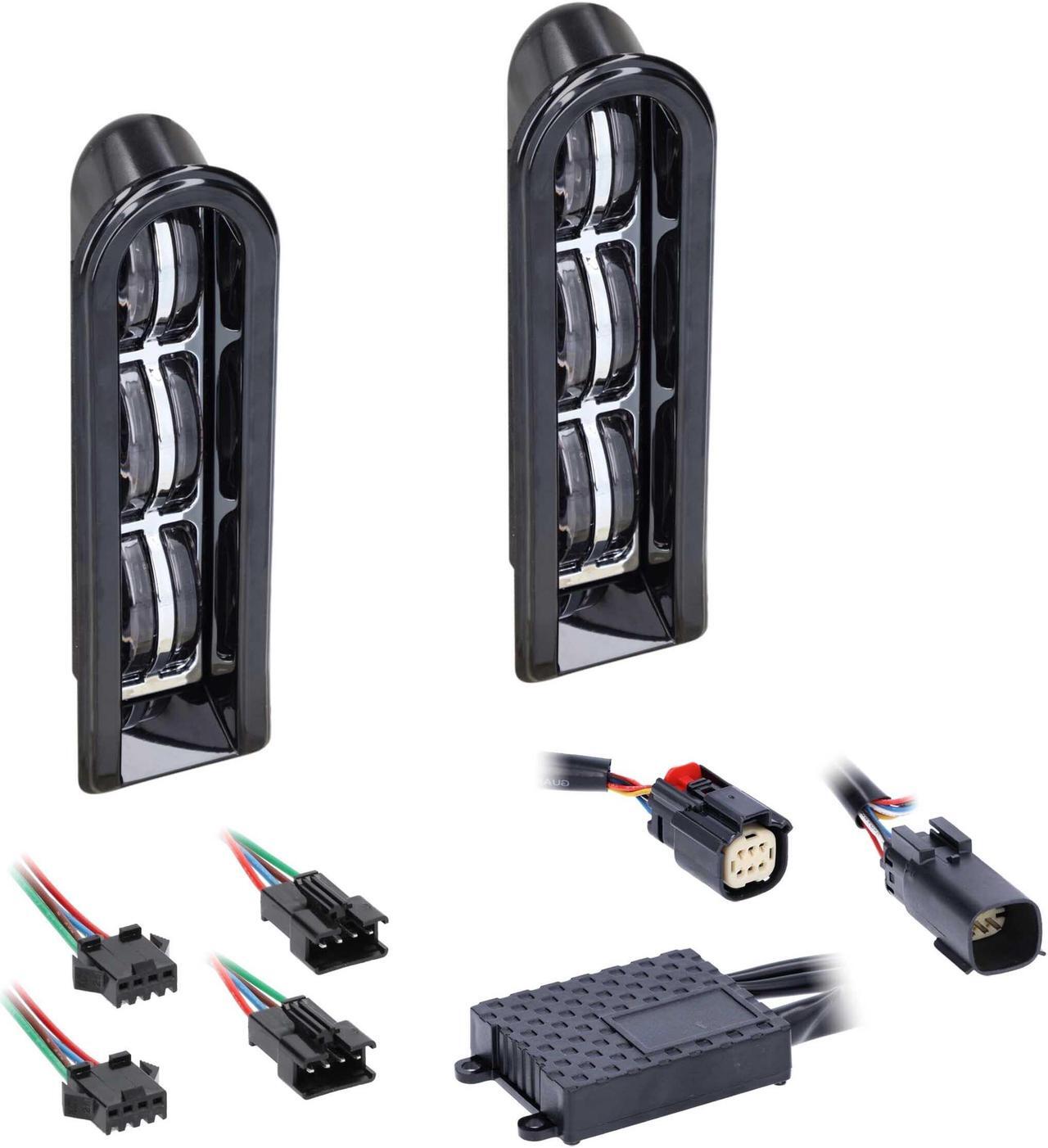Alt view image 2 of 7 - Metra BC-HDFL-HD2 Keystone Lights LED Brake for Harley Davidson Touring Models w/ Hard bags 2014-Up