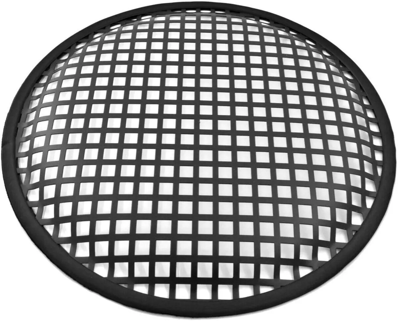 Alt view image 3 of 5 - Universal 10 inch Metal Mesh Speaker Subwoofer Grill Cover Waffle Style - 2 Pack