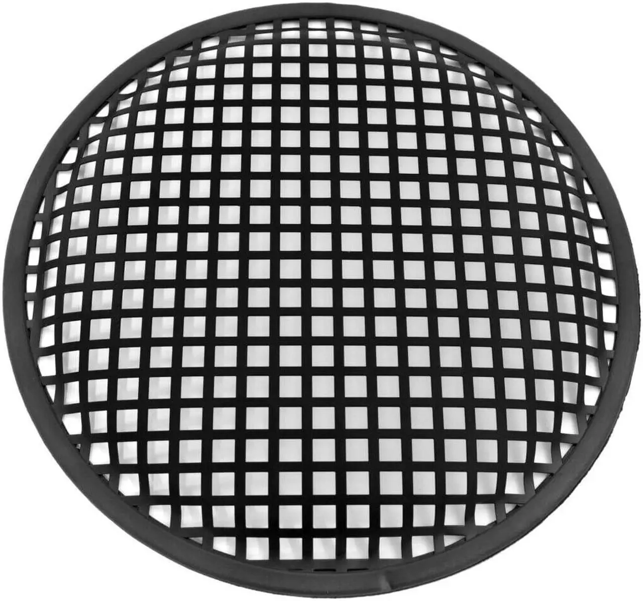 Alt view image 4 of 5 - Universal 10 inch Metal Mesh Speaker Subwoofer Grill Cover Waffle Style - 2 Pack