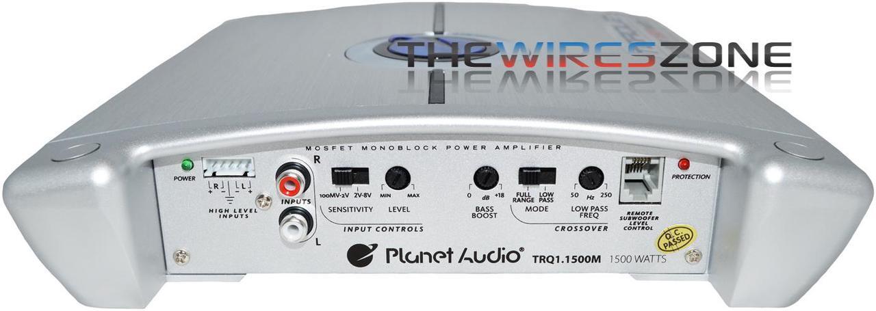 Alt view image 2 of 16 - Planet Audio TRQ1.1500M Torque Series Class AB Monoblock 1500 Watt Car Amplifier
