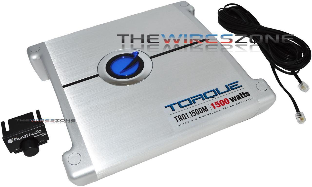 Main image of Planet Audio TRQ1.1500M Torque Series Class AB Monoblock 1500 Watt Car Amplifier