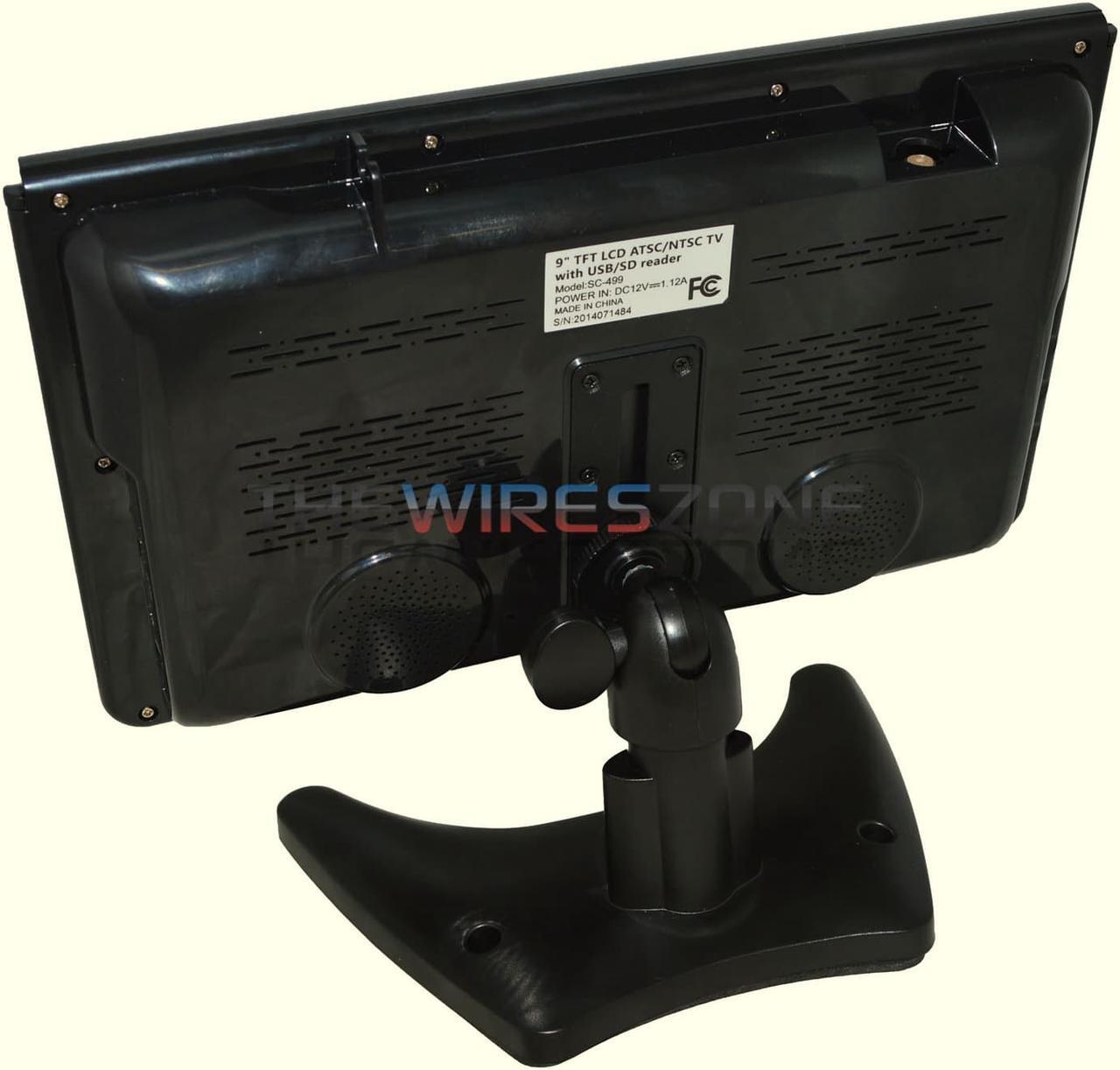 Alt view image 4 of 20 - Supersonic SC-499 9" Widescreen Portable Digital LCD TV with Built-in TV Tuner
