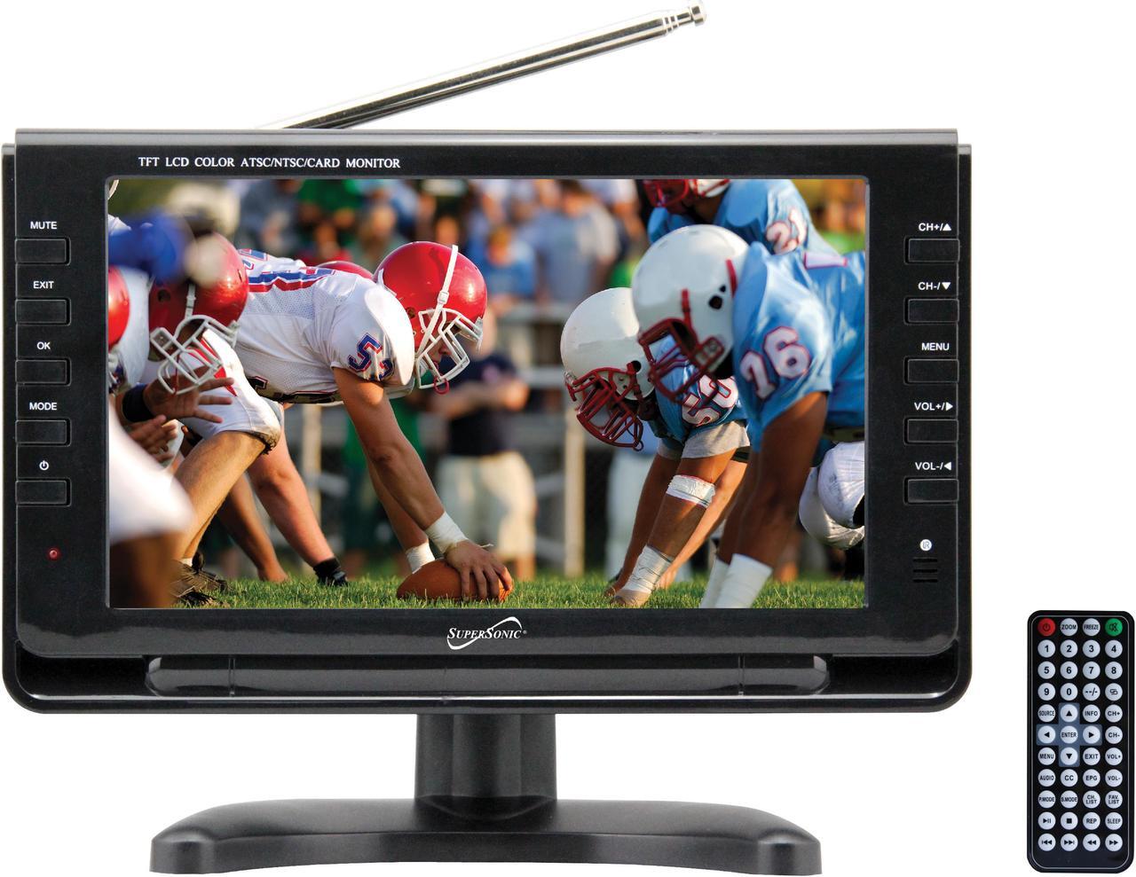 Main image of Supersonic SC-499 9" Widescreen Portable Digital LCD TV with Built-in TV Tuner