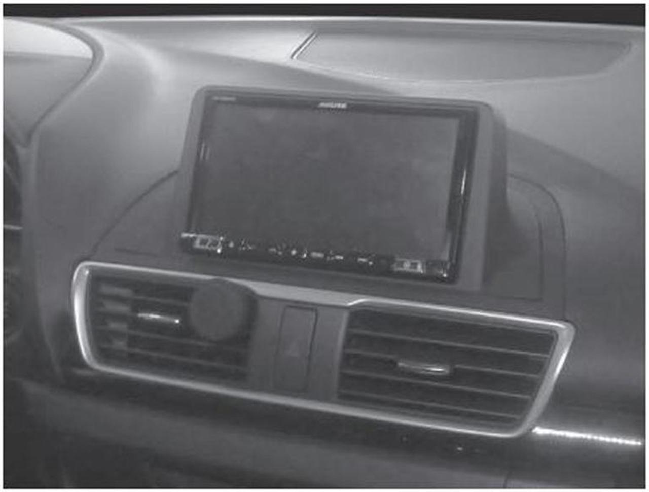 Alt view image 3 of 8 - Metra 95-7526B Double DIN Dash Install Kit for Select Mazda Mazda3 2014 - 2018