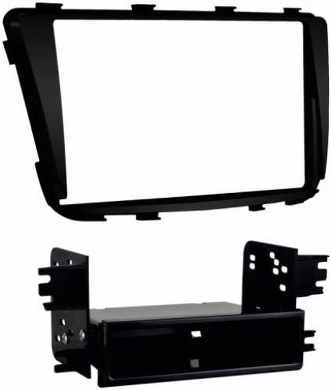 Main image of Metra 99-7347B Black Single/Double DIN Stereo Dash Kit for 12-up Hyundai Accent