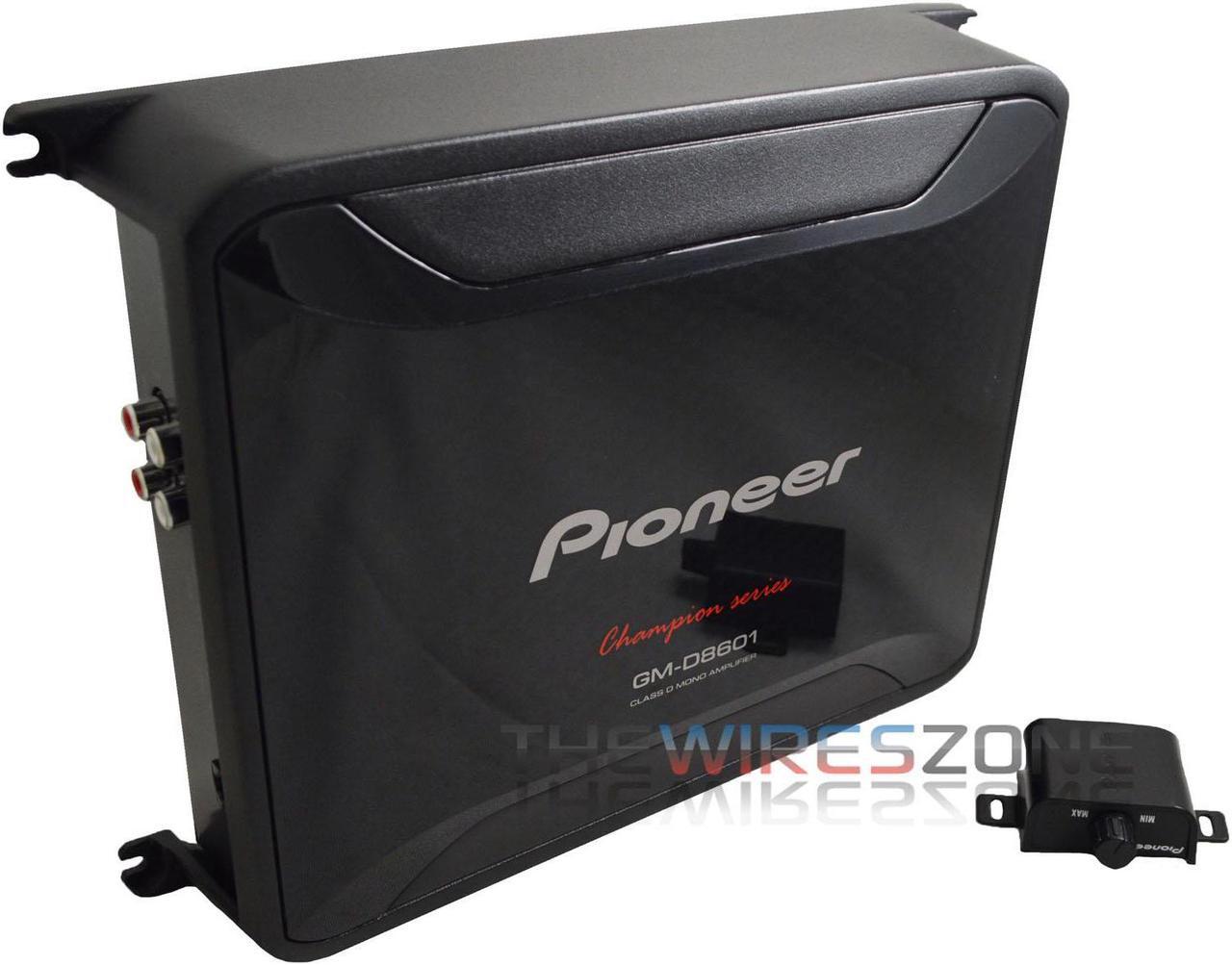 Alt view image 17 of 20 - New Pioneer Gmd8601 1600W Car Audio Mono Amplifier Amp With Bass Knob 1600 Watt