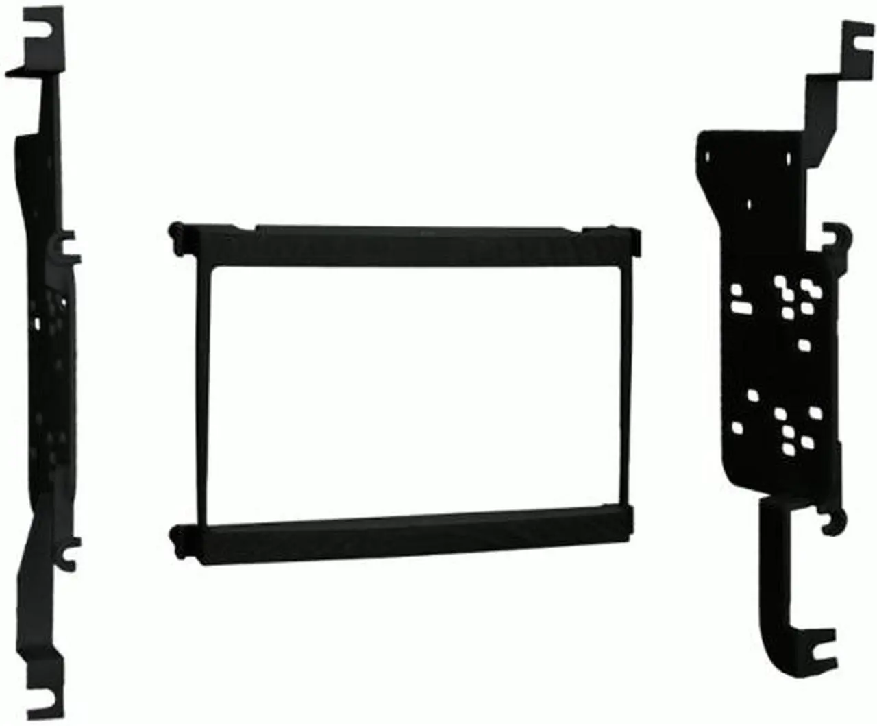 Alt view image 3 of 6 - Metra 95-8157B (Black) Double DIN Installation Kit for 1992-2000 Lexus SC300 and SC400