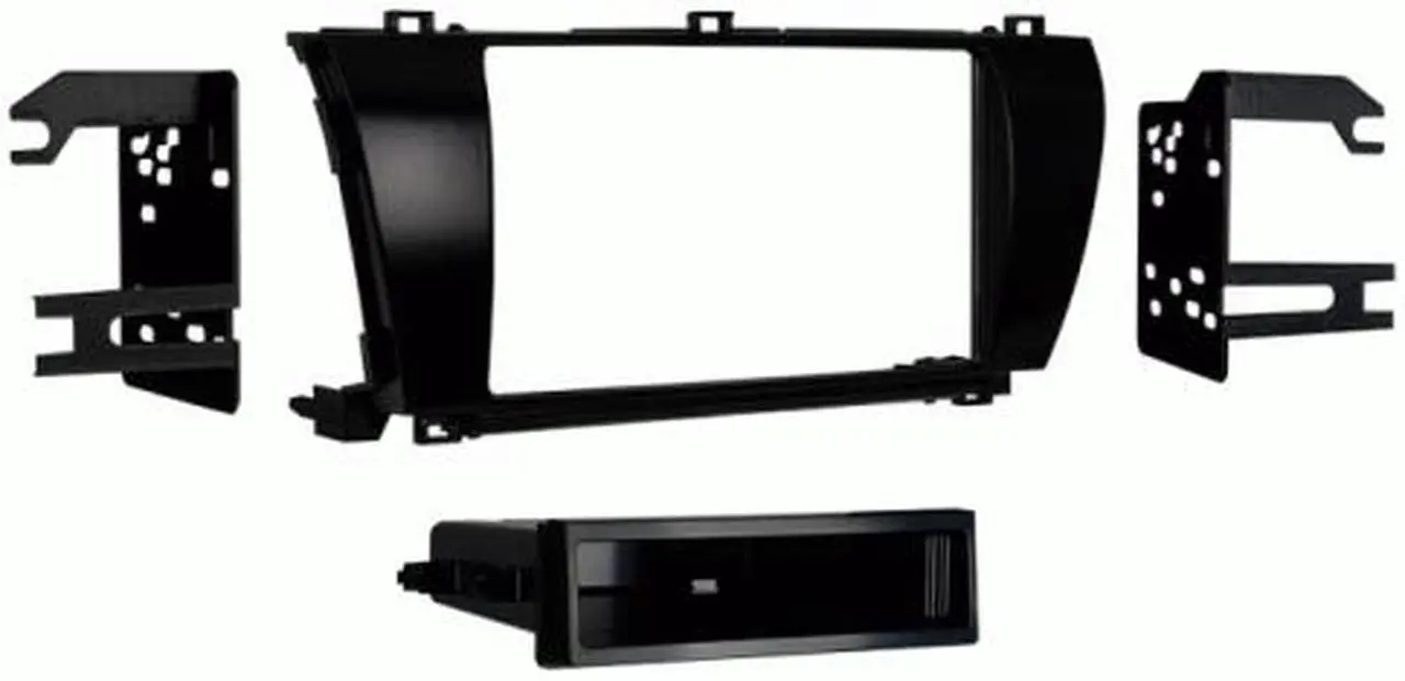 Alt view image 3 of 5 - Metra 99-8245CHG Single DIN Stereo Dash Kit for 2014-up Toyota Corolla Vehicles