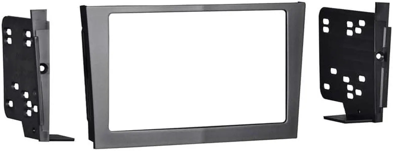 Alt view image 7 of 11 - Metra 95-3107G (Gray) Double DIN Installation Dash Kit for 2008 Saturn Astra (Gray)