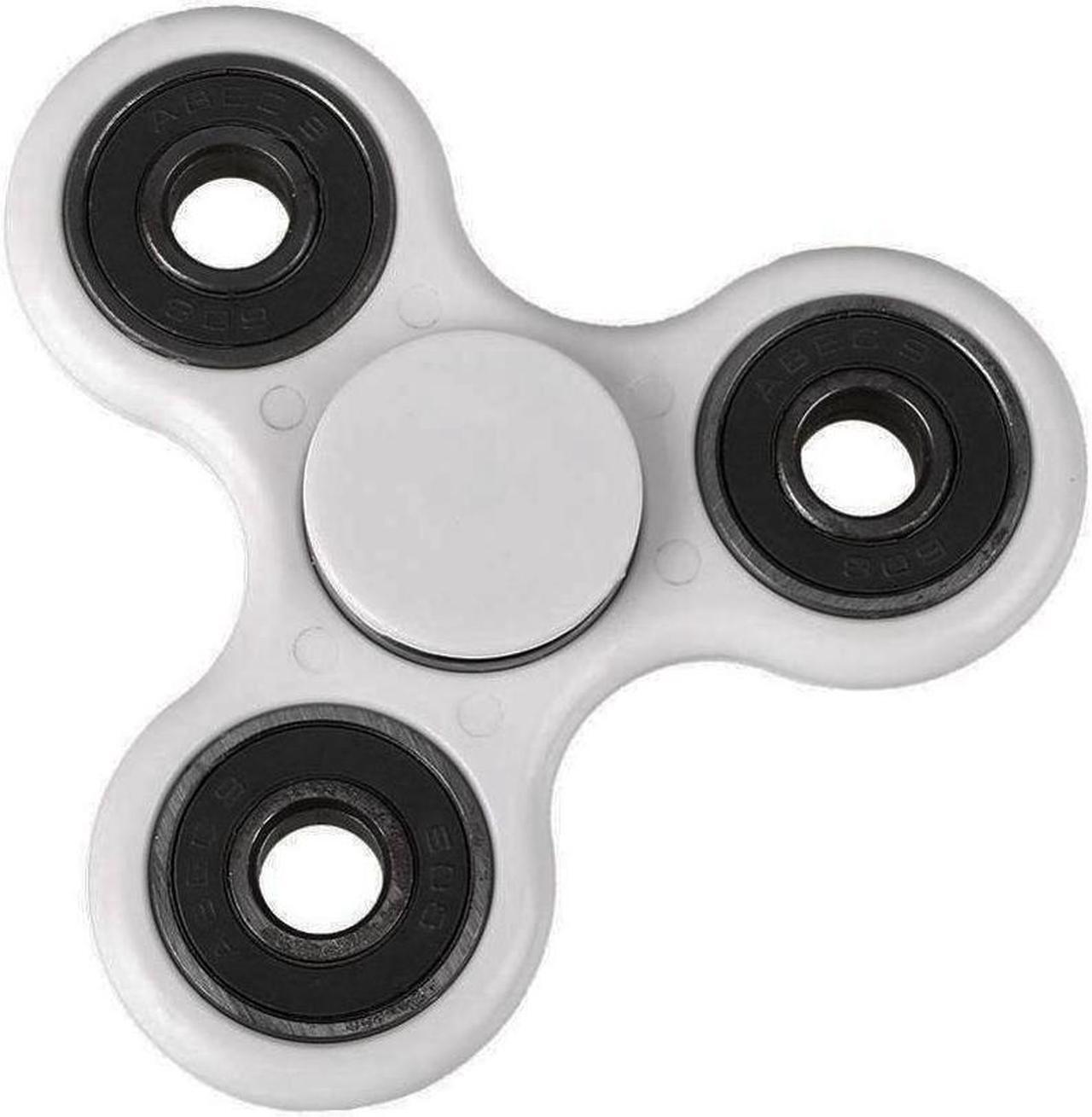 Alt view image 5 of 5 - White Hand Spinner Fidget Toy EDC ADHD Ultra Durable High Speed Ceramic Bearing