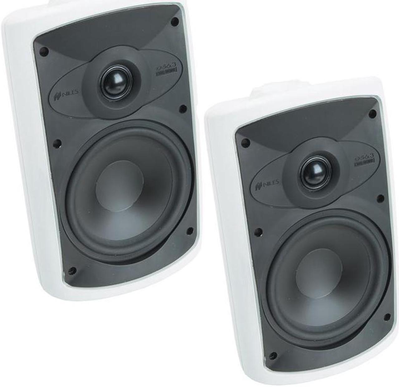 Alt view image 7 of 8 - Niles OS6.3 White (Pr.) 6 Inch 2-Way High Performance Indoor Outdoor Speakers
