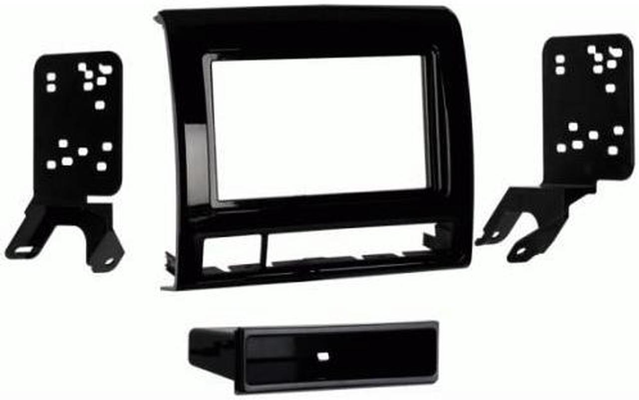 Alt view image 5 of 5 - Metra 99-8235CHG High Gloss Single DIN Stereo Dash Kit for 2012-up Toyota Tacoma