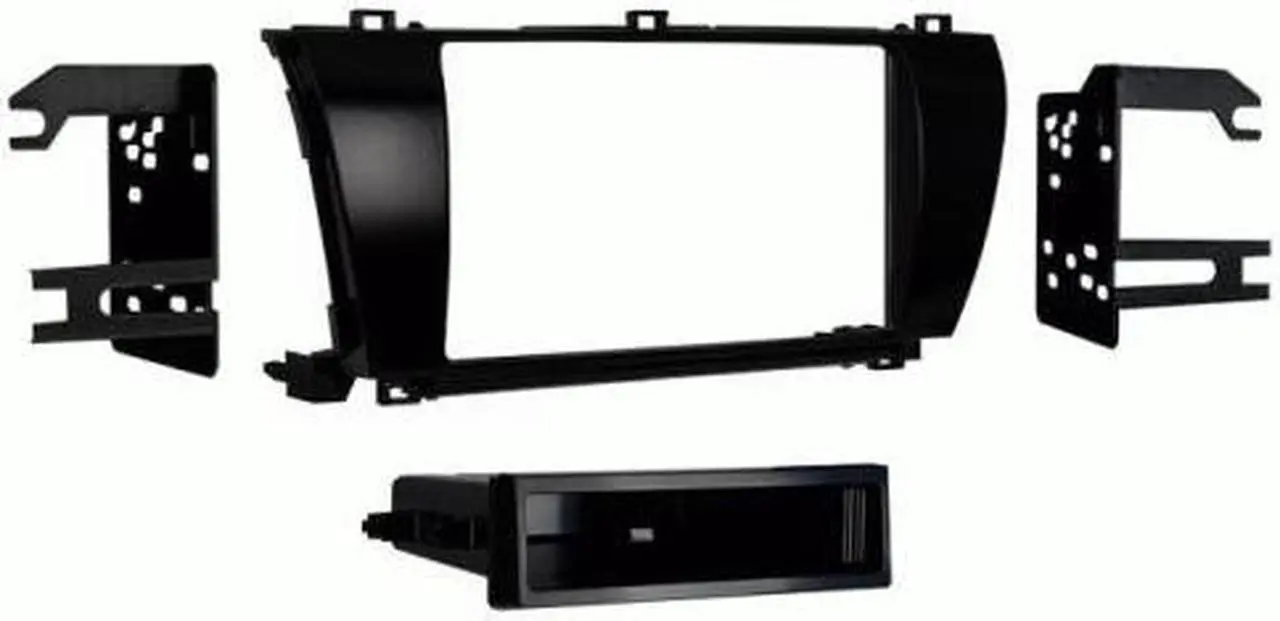 Alt view image 4 of 5 - Metra 99-8245CHG Single DIN Stereo Dash Kit for 2014-up Toyota Corolla Vehicles