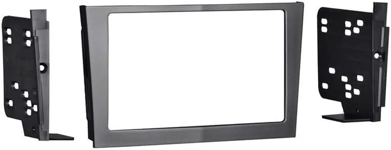Alt view image 9 of 11 - Metra 95-3107G (Gray) Double DIN Installation Dash Kit for 2008 Saturn Astra (Gray)