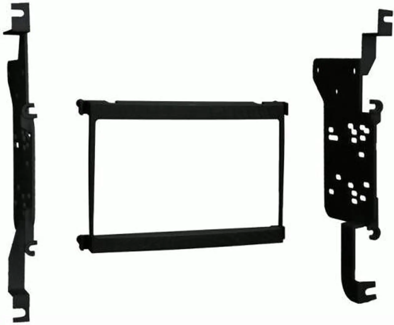 Alt view image 5 of 6 - Metra 95-8157B (Black) Double DIN Installation Kit for 1992-2000 Lexus SC300 and SC400