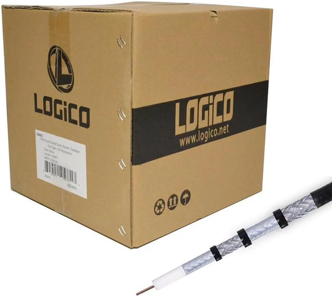 Alt view image 7 of 9 - RG6 Outdoor Direct Burial CMX Coax Cable 3GHz Underground 18 AWG Coaxial 1000ft