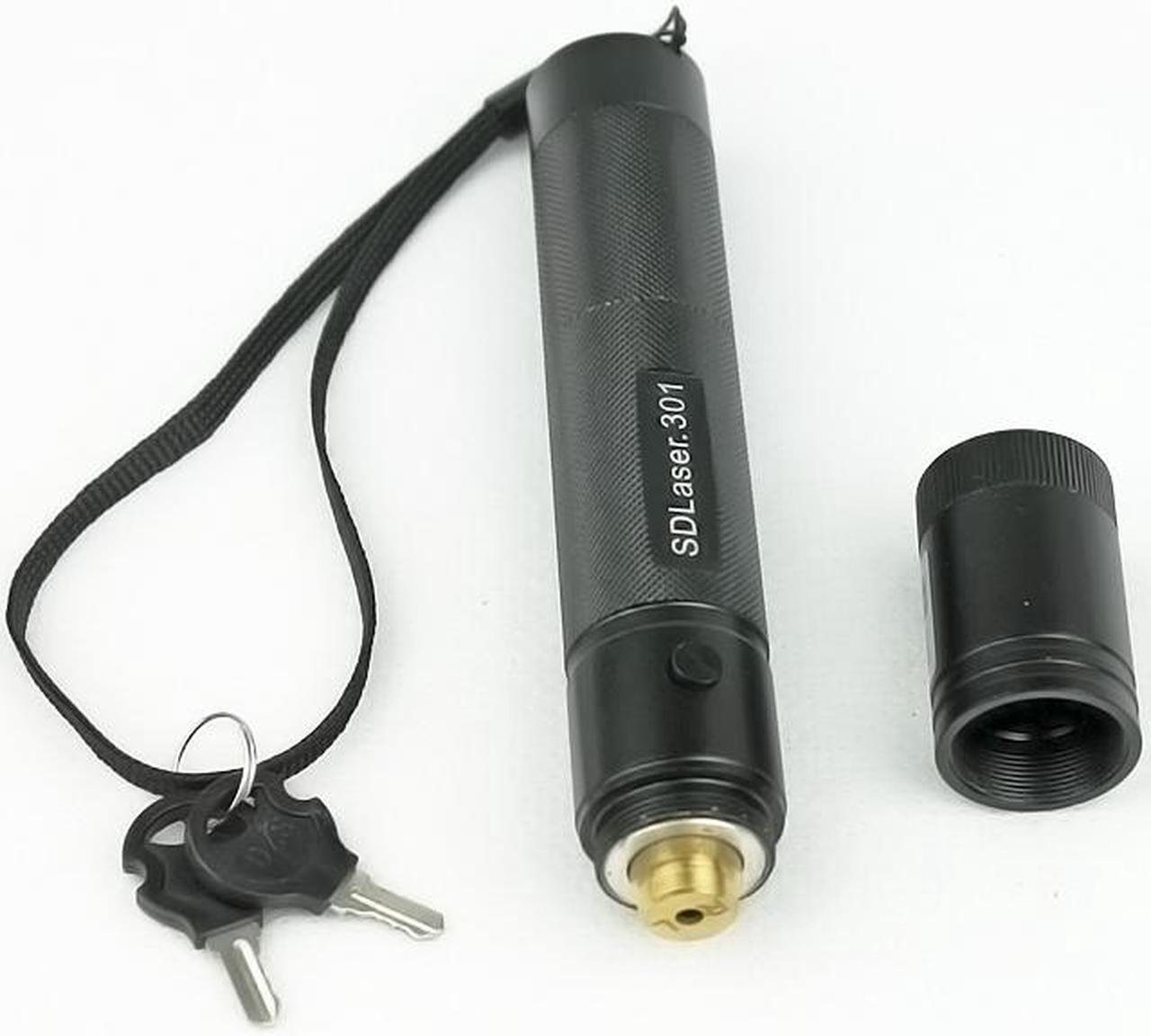 Alt view image 4 of 7 - Laser 301 High Power 200mW 532nm Laser Pointer Flashlight Green Laser Light Pen
