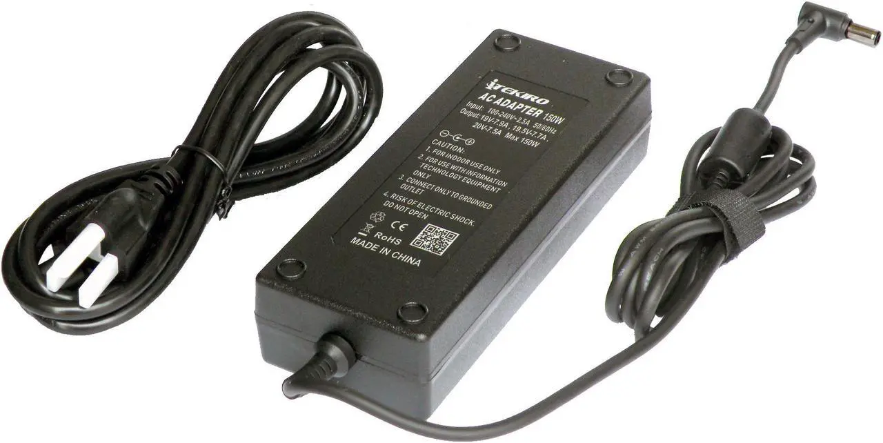 Alt view image 2 of 6 - 150WMSSM AC Adapter for MSI Katana GF66 GF76 11SC 11UC 11UD 11UE, Pulse GL66 11UCK 11UDK, Stealth15M A11SDK A11SEK A11UEK A11UEKV, Sword 15 17 A11UC A11UD, WF66 WF76 11UI 11JU, Bravo 15 B5DD B5ED