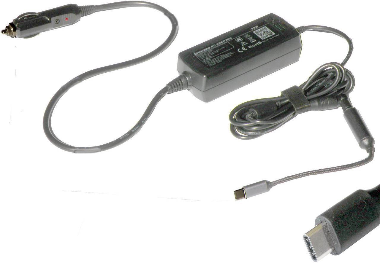 Alt view image 2 of 7 - iTEKIRO 65W Car Charger for HP 14-ca051wm 14-ca052wm 14-ca137nr 14-ca091wm 14-ca092wm 14-da0012dx 14-da0021nr 14-db0020nr 14-db0025nr 14-db0030nr 14-db0031nr 14-db0040nr 14-db0050nr 14-db0070nr