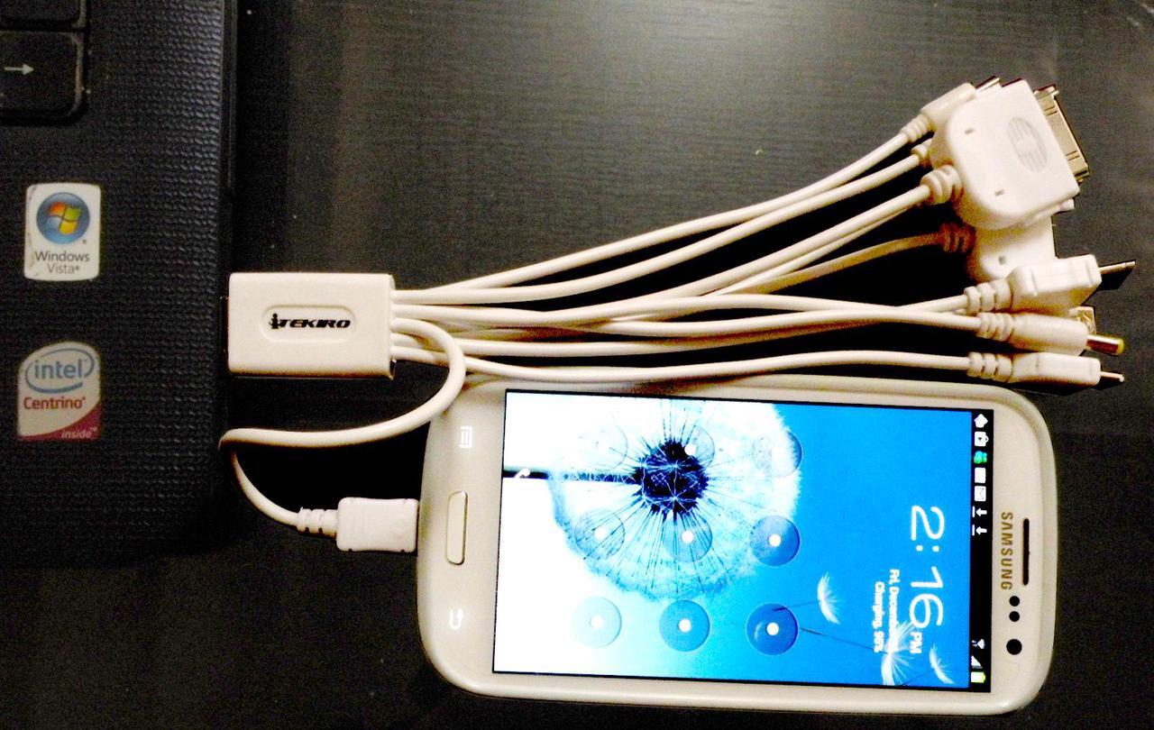 Alt view image 4 of 4 - iTEKIRO Car Charger for Lenovo Miix 10, Miix 2 10, Miix2 10 Tablets; Lenovo 36200380,888015461, ADP-18FW AA + iTEKIRO 10-in-1 USB Charging Cable