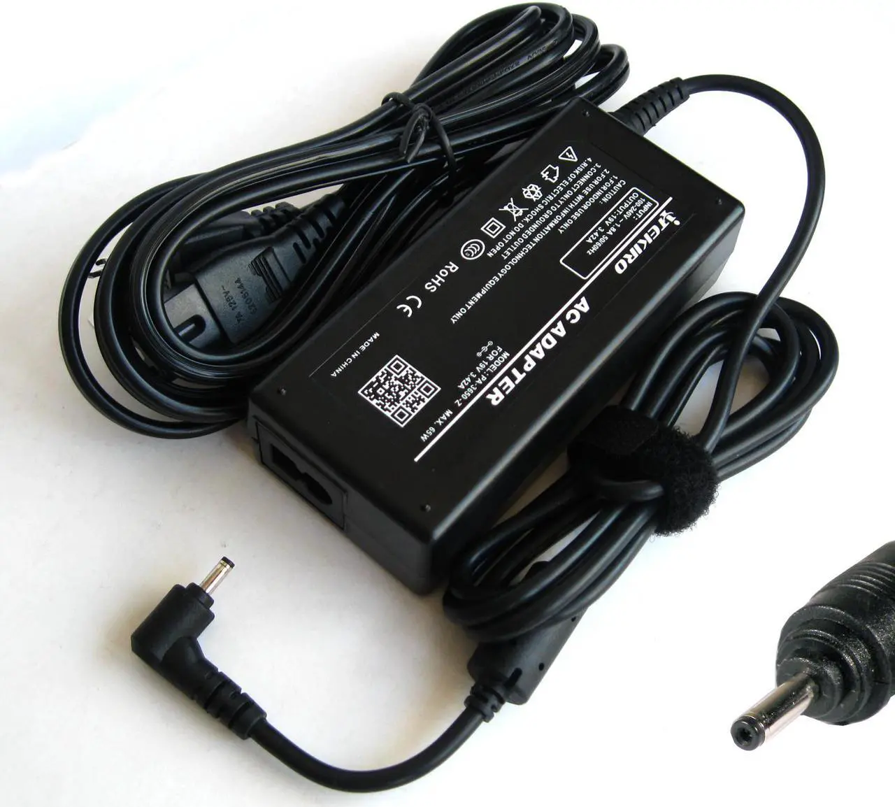 Alt view image 2 of 6 - iTEKIRO 45W AC Adapter for Acer Chormebook CB3-131, CB3-131-C3SZ, CB3-131-C3VC, CB3-431, CB3-431-C5XK, CB3-531, CB3-531-C4A5, C738T, C738T-C44Z, C738T-C5R6, NX.G55AA.003, NX.G55AA.005