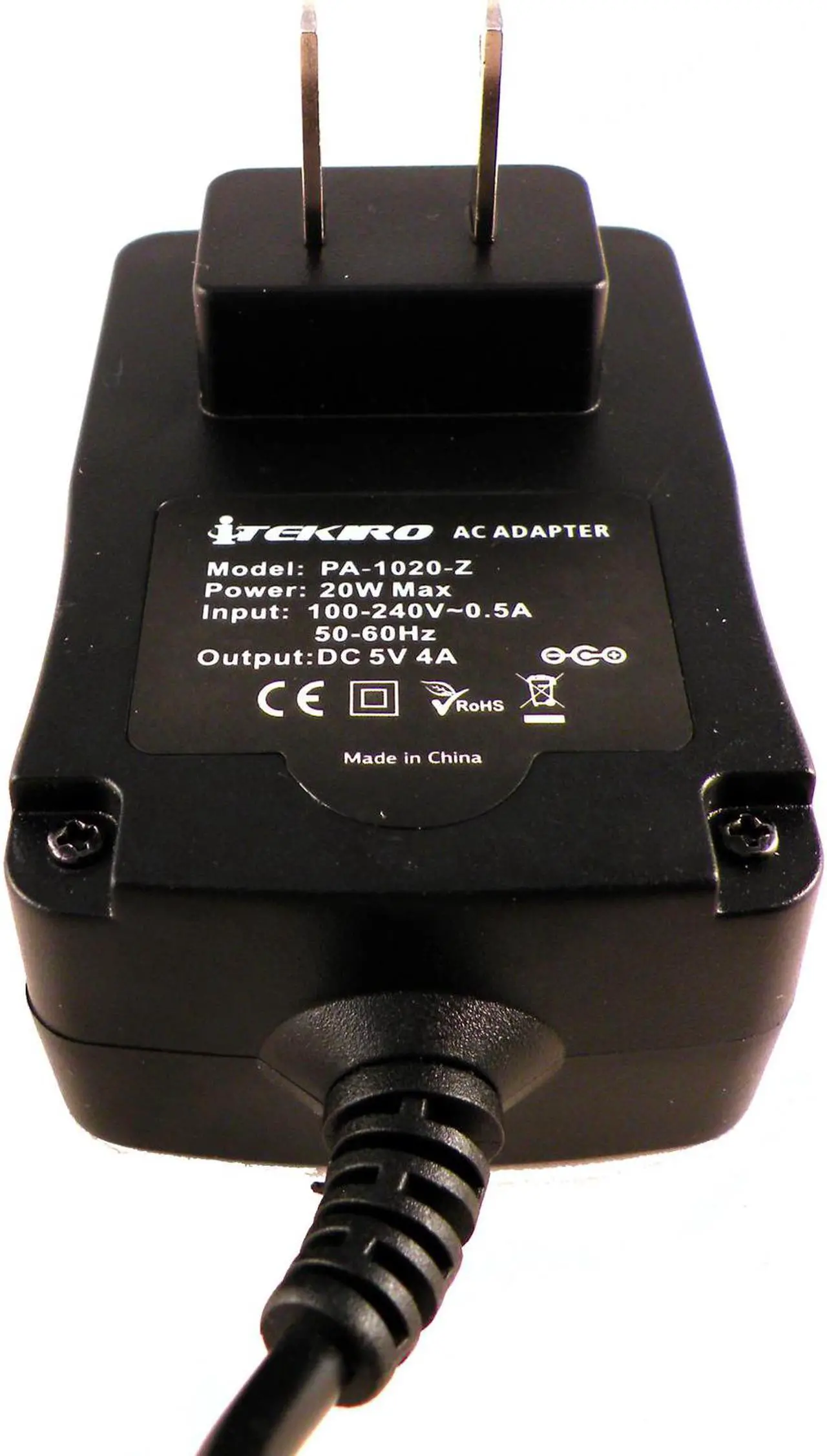 Alt view image 5 of 5 - iTEKIRO 6.5 Ft Wall Charger for Nextbook Flexx 8.9" (Flexx 9 NXW9QC132), 10.1" (Flexx 10 NXW101QC232), 11.6" (Flexx 11 NXW116QC264T), Ares 11.6" (Ares 11 NXA116QC164) 2-in-1 Tablet (Right Angle Tip)