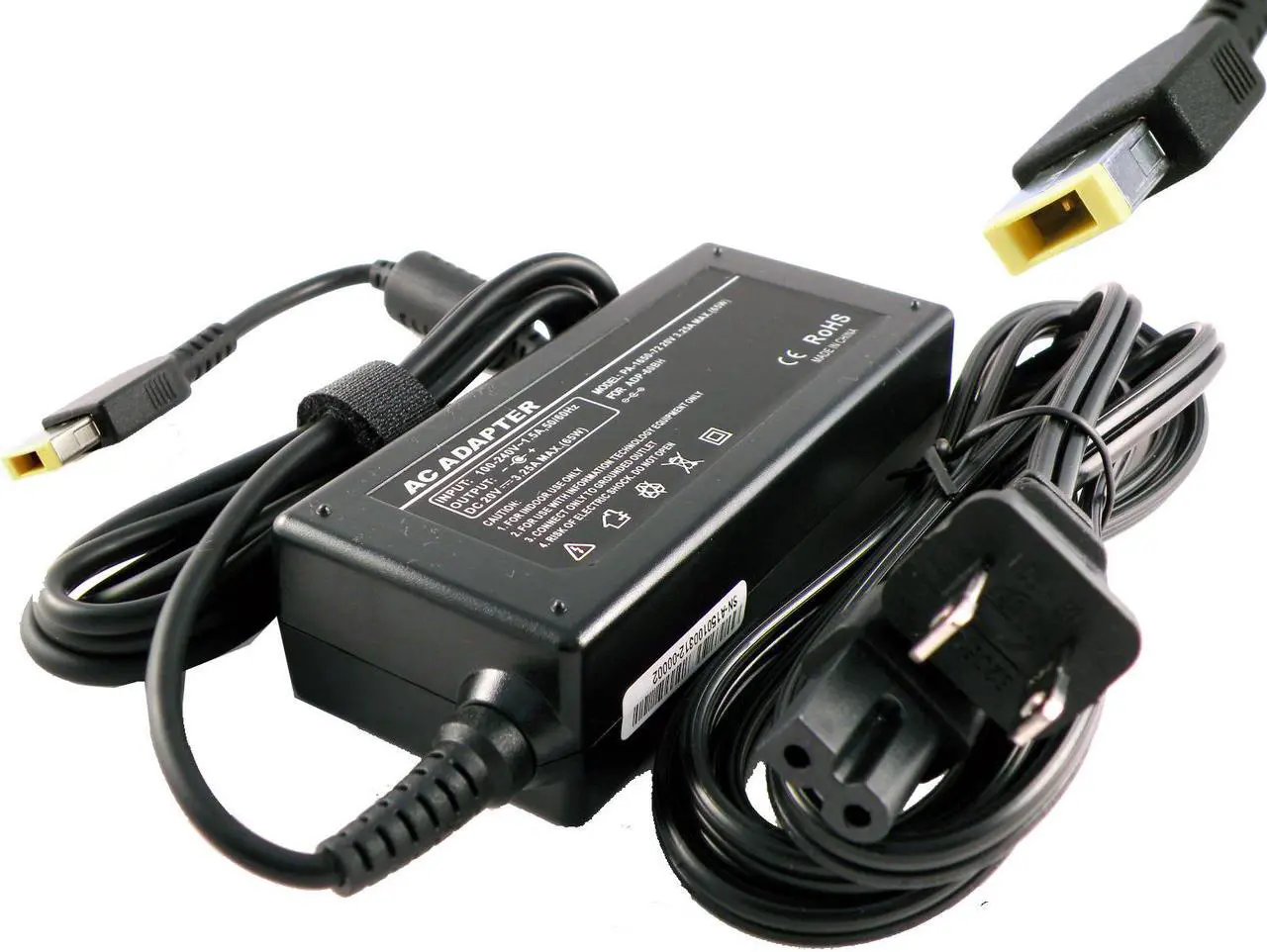 Alt view image 2 of 6 - iTEKIRO AC Adapter for Lenovo ThinkPad X250 20CL 20CM, X260 20F6, X270 20HM 20HN 20K5 20K6, X380 Yoga, X380 Yoga 20LH, X380 Yoga 20LH000LUS, X380 Yoga 20LH000MUS, X380 Yoga 20LH000VUS 20LH000XUS